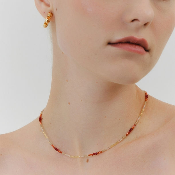 Colar Gipsy Zircônias Champagne