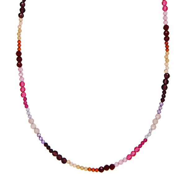 Colar Gipsy Zircônias Framboesa