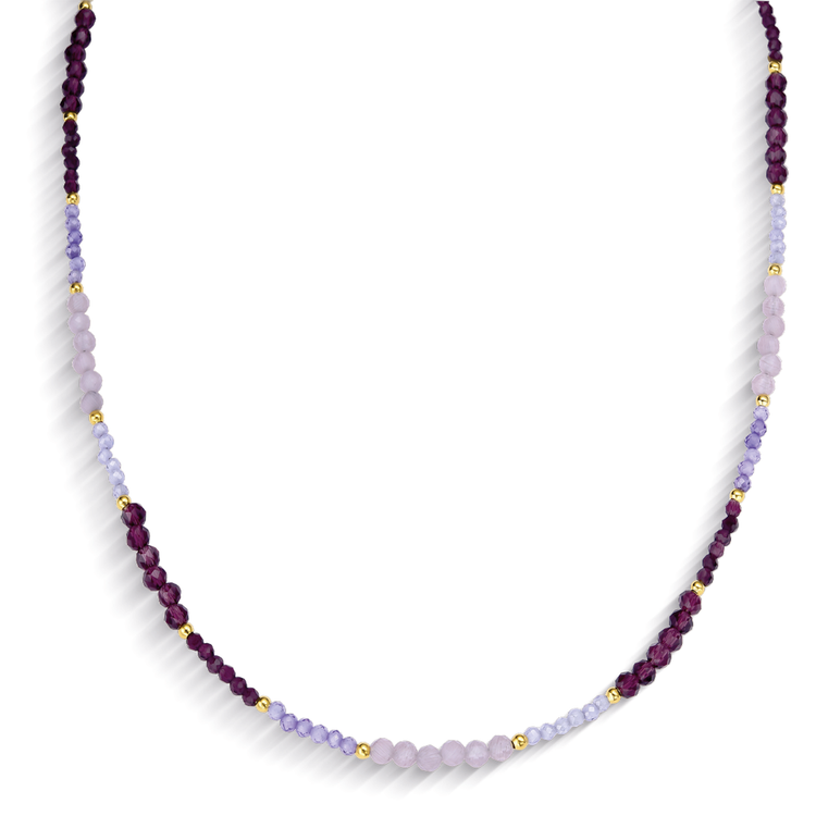 Colar Gipsy Zircônias Lilás