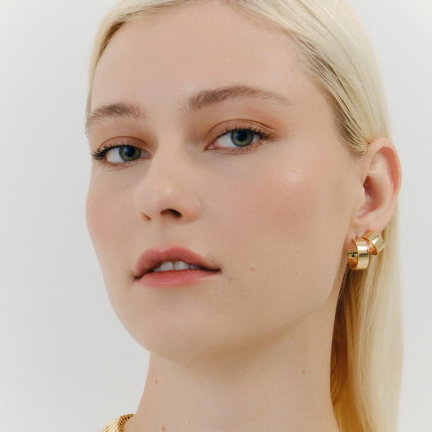 Brinco Kit Trio Argola Flat