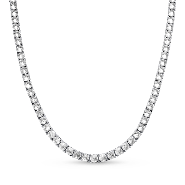 Riviera Spike Cravejada Zircônias Cúbicas Banho de Ródio Branco