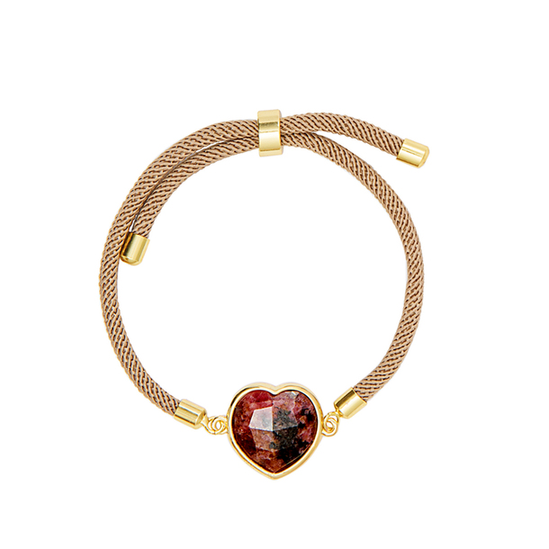 Pulseira Energy Coração Rodocrozita