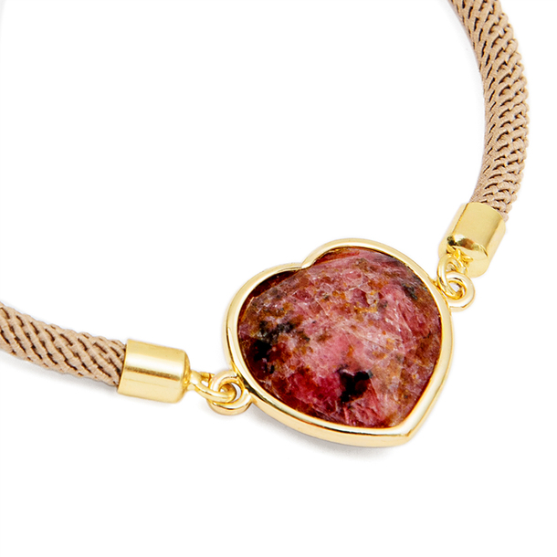 Pulseira Energy Coração Rodocrozita