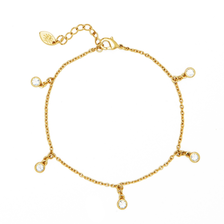 Pulseira Gotinhas Zircônias