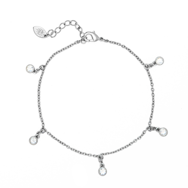 Pulseira Gotinhas Zircônias