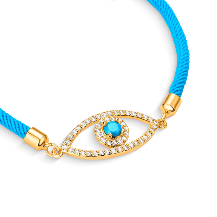 Pulseira Energy Olho de Proteção Azul