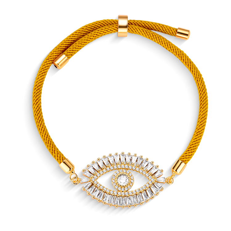 Pulseira Energy Olho de Fátima Verde Musgo
