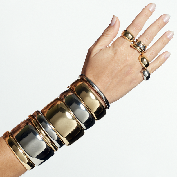 Pulseira Elos  20mm Banho de ouro 18k