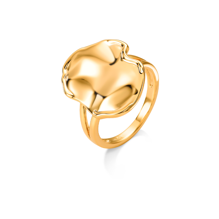 Anel Maxi Urban Banho de ouro 18k
