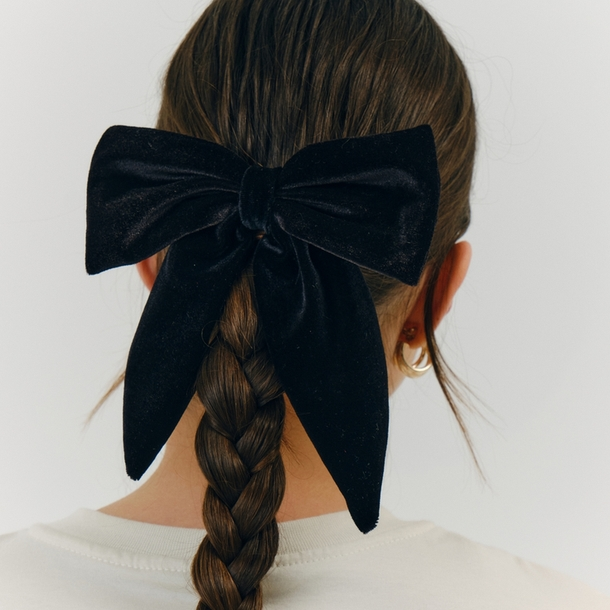 Laço de Cabelo Preto