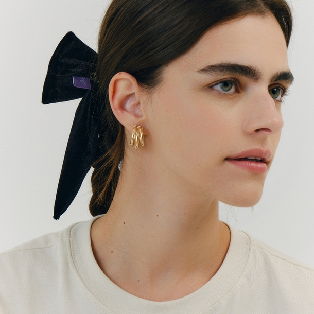 Laço de Cabelo Preto