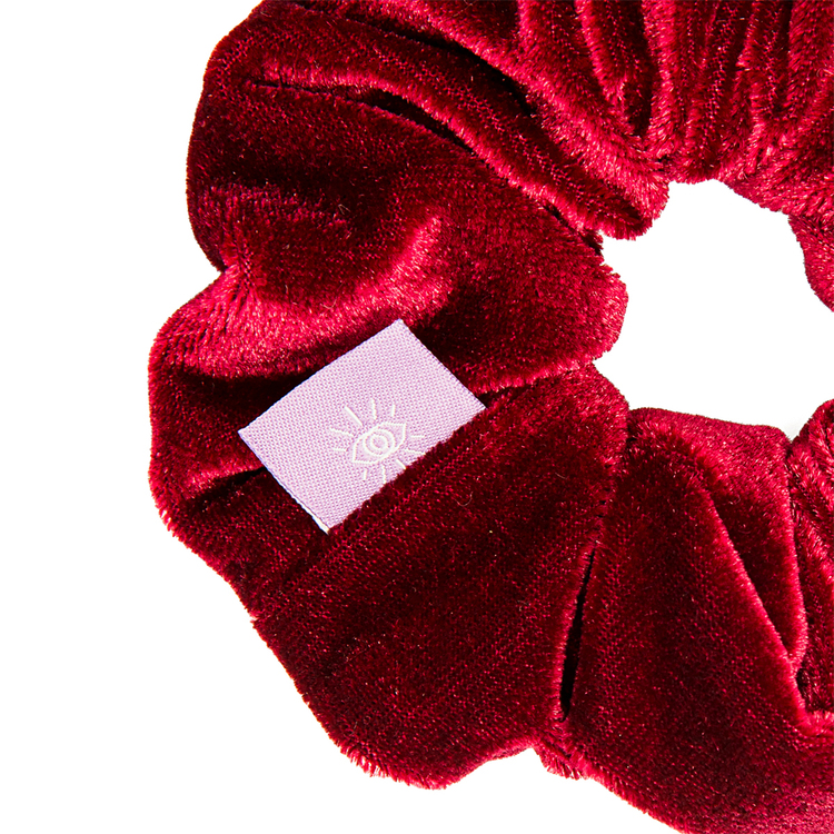 Scrunchie de Cabelo Vinho