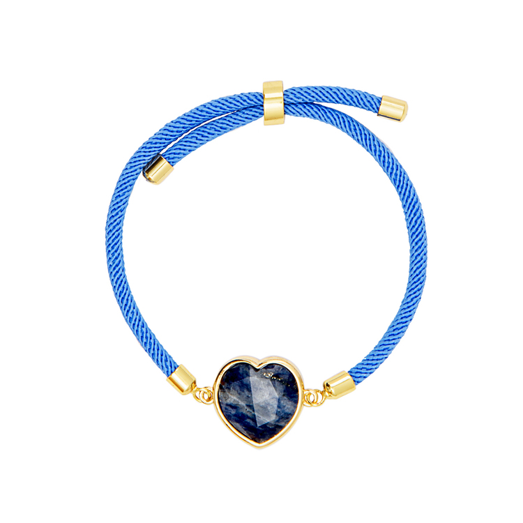 Pulseira Energy Coração Lápis Lazuli