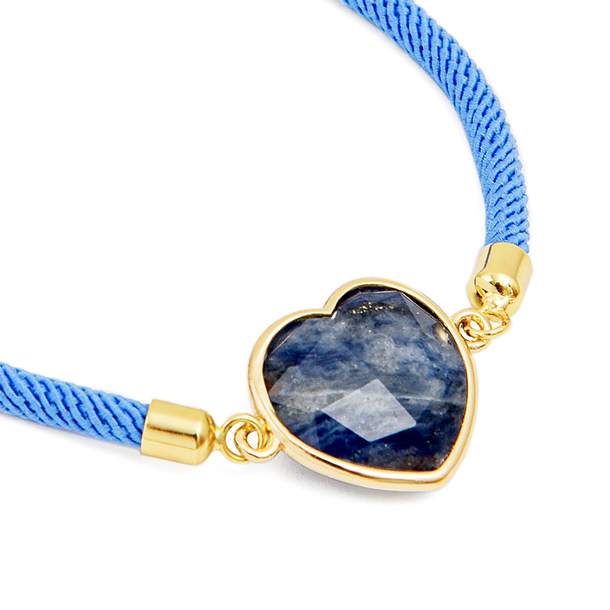 Pulseira Energy Coração Lápis Lazuli