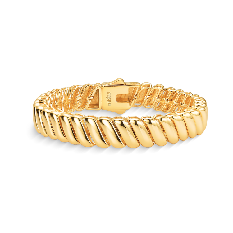 Pulseira Alicia Banho de ouro 18k