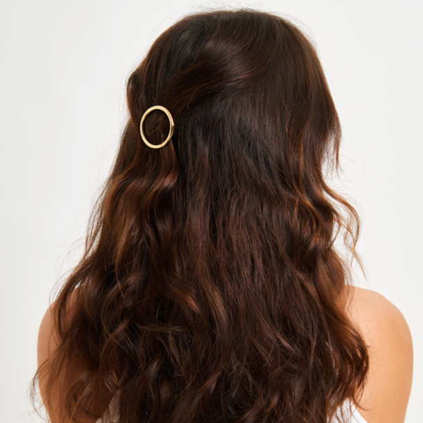 Presilha de Cabelo Bold Banho de ouro 18k