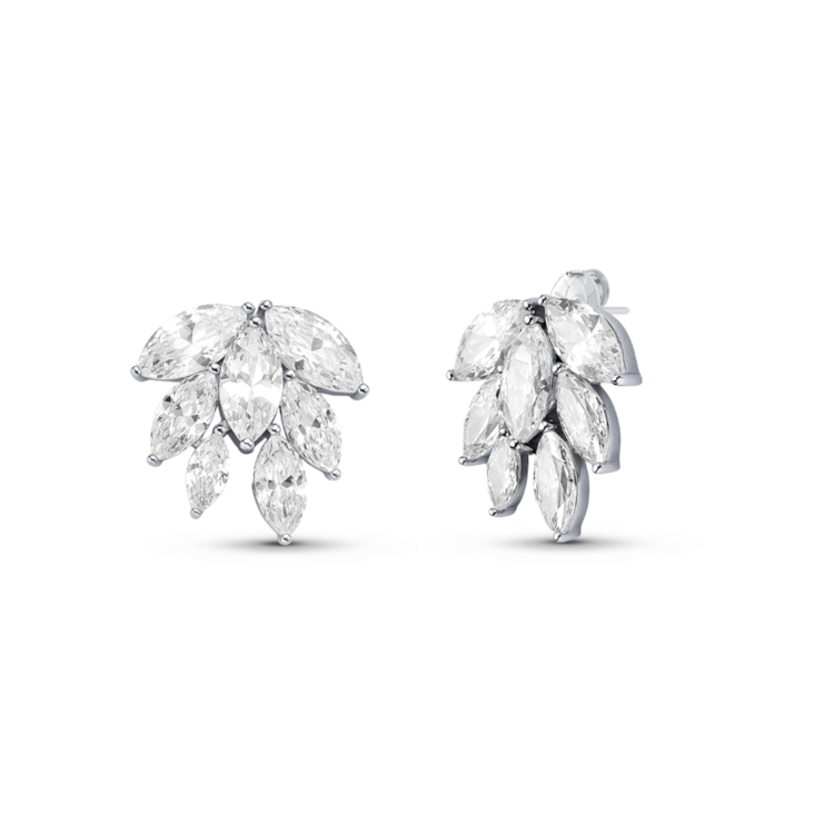 Brinco Bridal Ramos Triplo