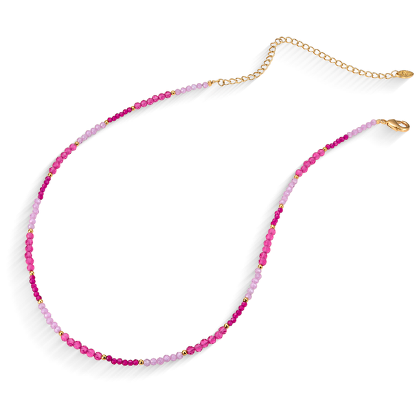 Colar Gipsy Zircônias Rosas