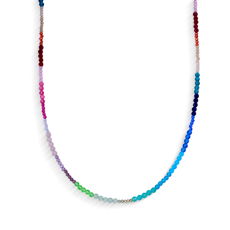 Colar Gipsy Zircônias Azuis