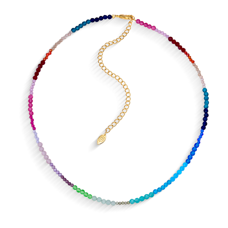 Colar Gipsy Zircônias Azuis