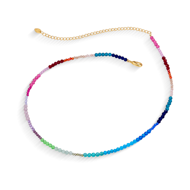 Colar Gipsy Zircônias Azuis