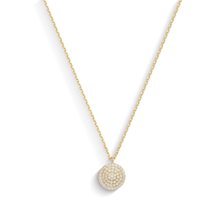 Colar Redondo Zirconia