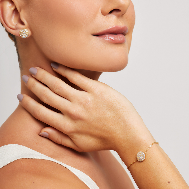 Pulseira Redonda Zirconia