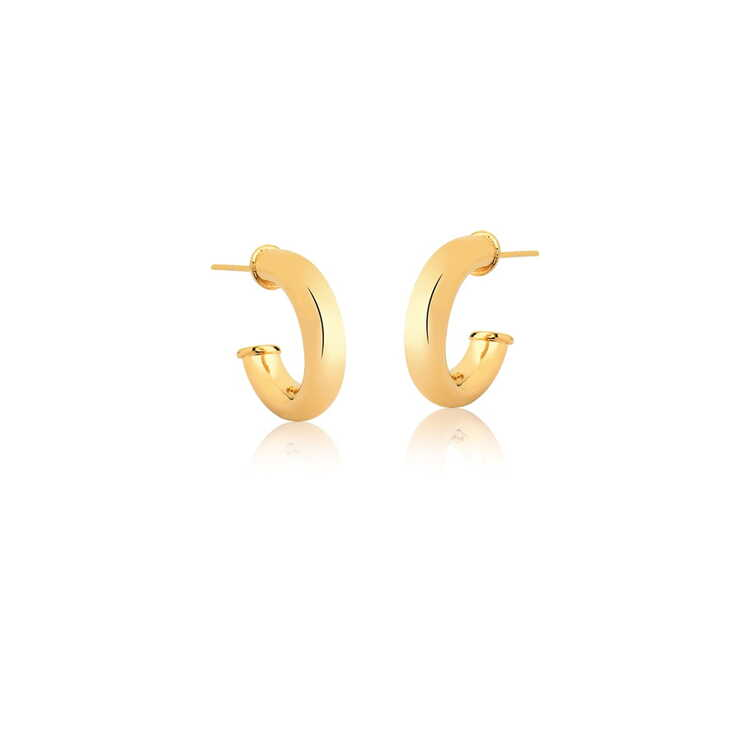 Brinco Argola P Banho Ouro 18k