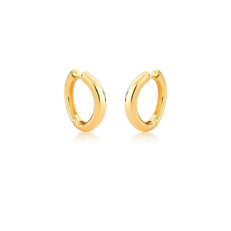 Brinco Argola M Banho Ouro 18k