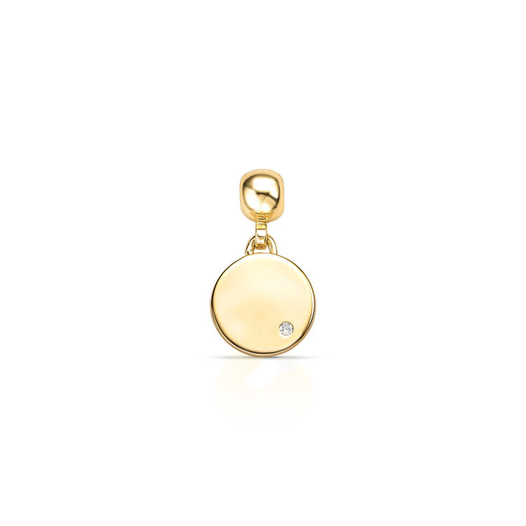 PINGENTE MINI ZIRCÔNIA PERSONALIZÁVEL