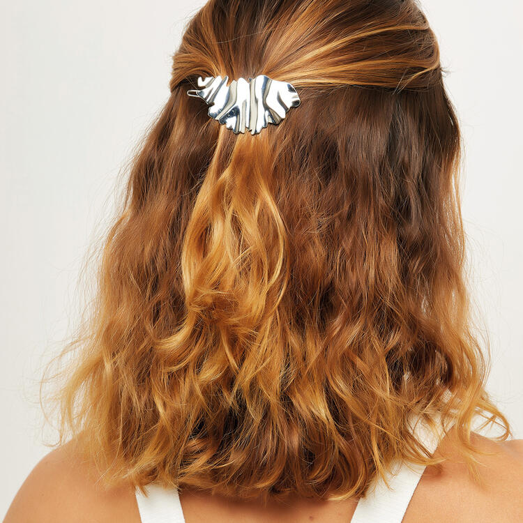 PRESILHA DE CABELO FOLHA