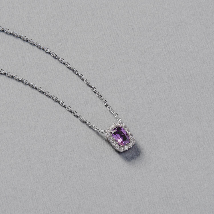 COLAR PRATA 925 TANZANITA