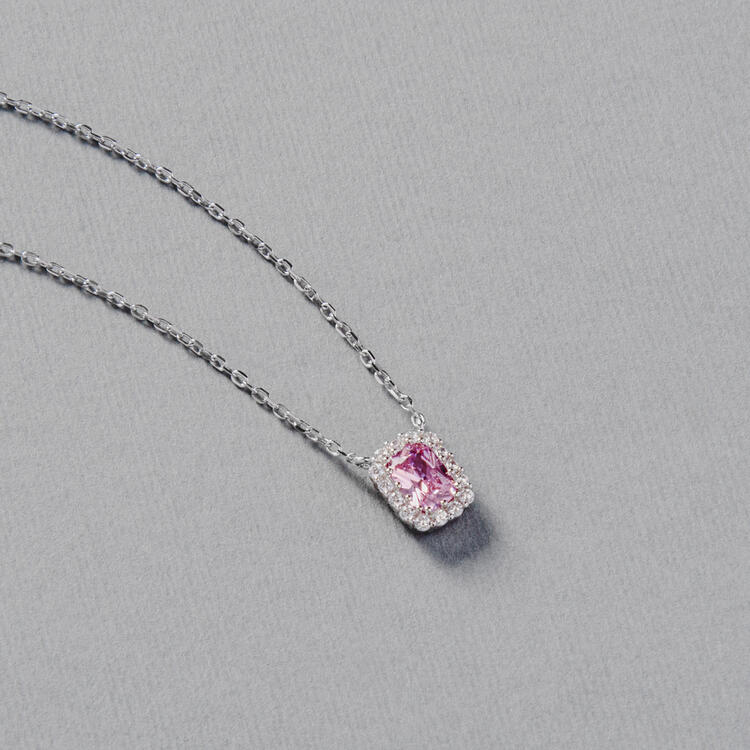 COLAR PRATA 925 PINK