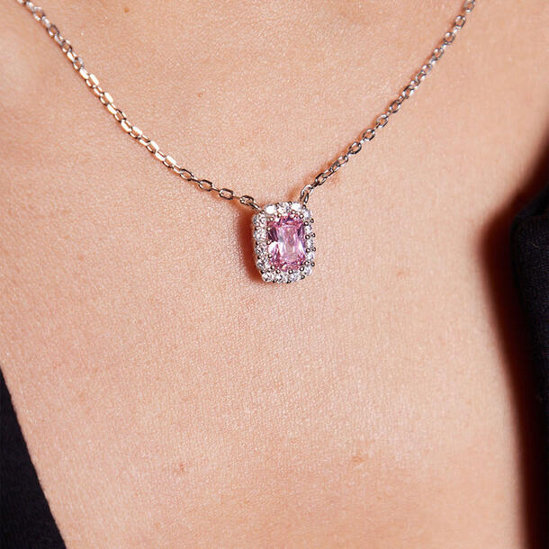 COLAR PRATA 925 PINK