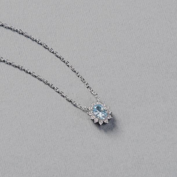 COLAR GARRAS PRATA 925 TOPAZIO