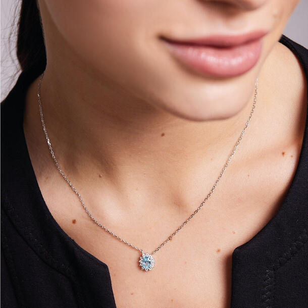 COLAR GARRAS PRATA 925 TOPAZIO