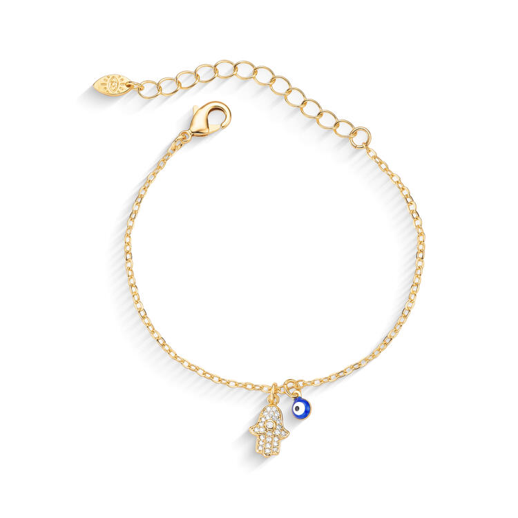 PULSEIRA MAO DE FATIMA E OLHO GREGO