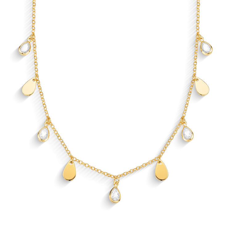 COLAR GOTA GIPSY ZIRCONIA