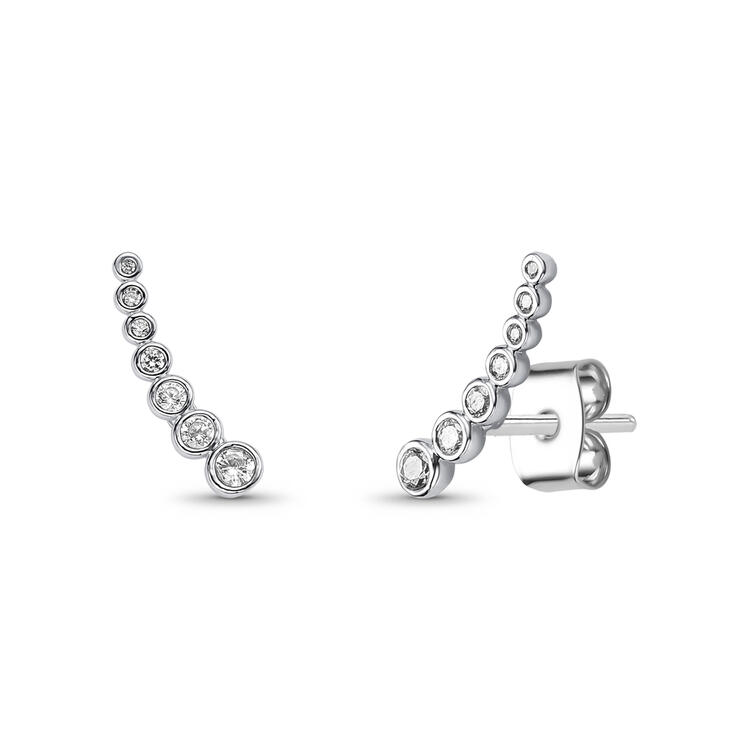 Brinco Ear Cuff Zirconia