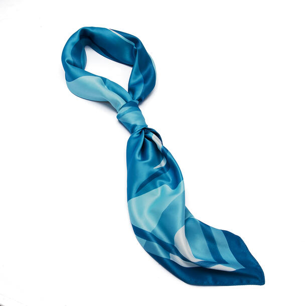 LENÇO TURQUESA AZUL