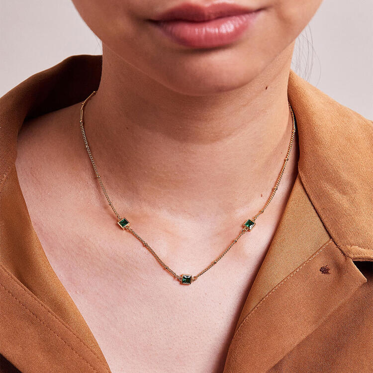 COLAR MINIMAL VERDE