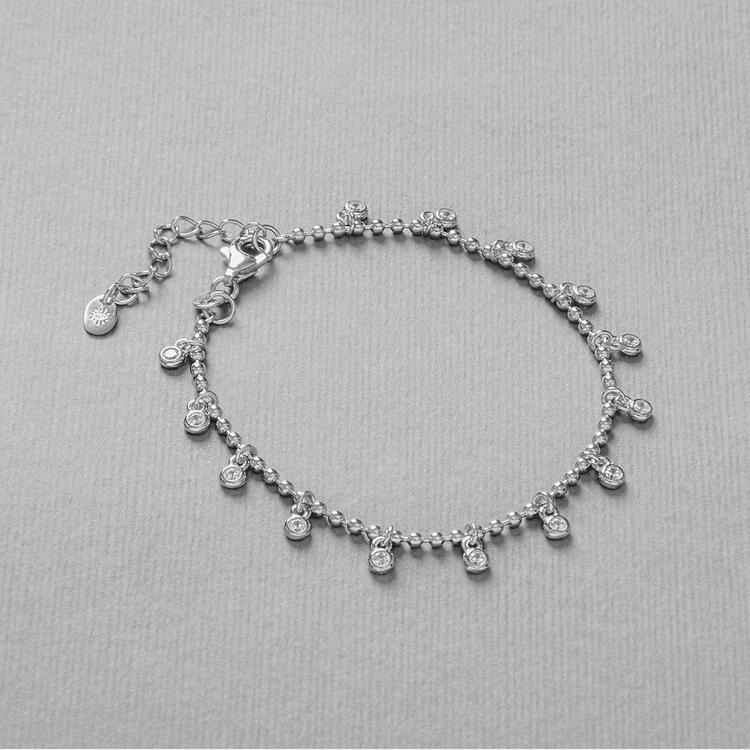 PULSEIRA PONTINHOS DE LUZ PRATA 925