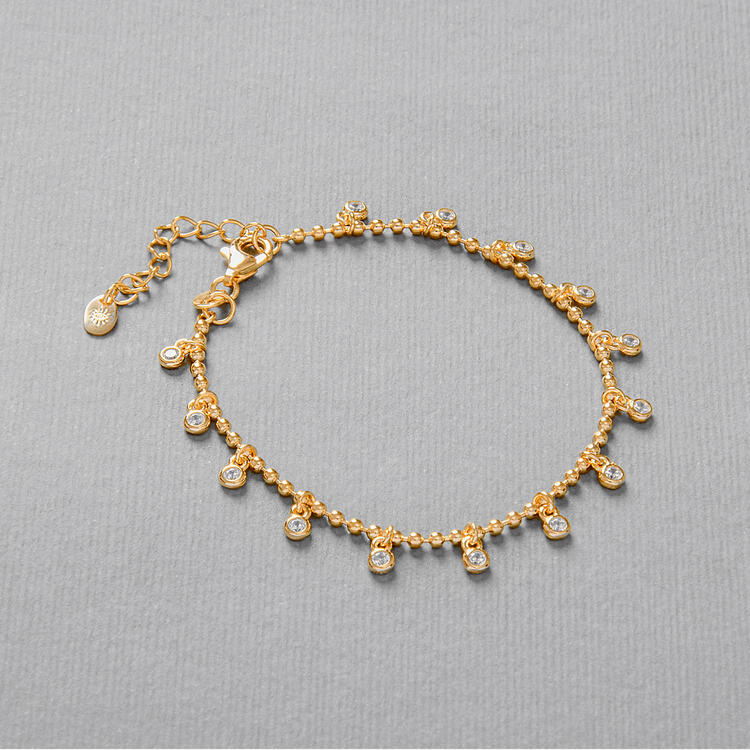 PULSEIRA PONTINHOS DE LUZ PRATA 925