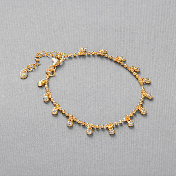 PULSEIRA PONTINHOS DE LUZ PRATA 925