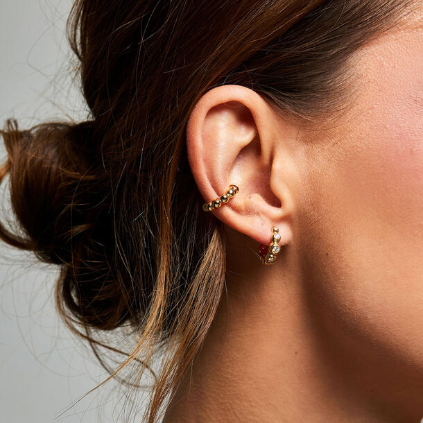 BRINCO PIERCING BOLINHAS PRATA 925