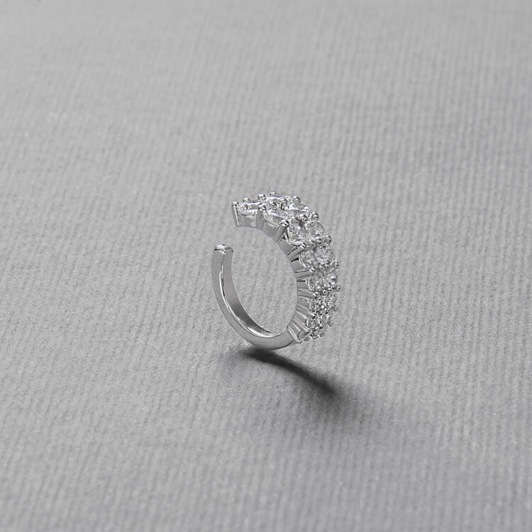 BRINCO PIERCING CRAVEJADO PRATA 925