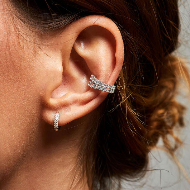 BRINCO PIERCING CRAVEJADO PRATA 925