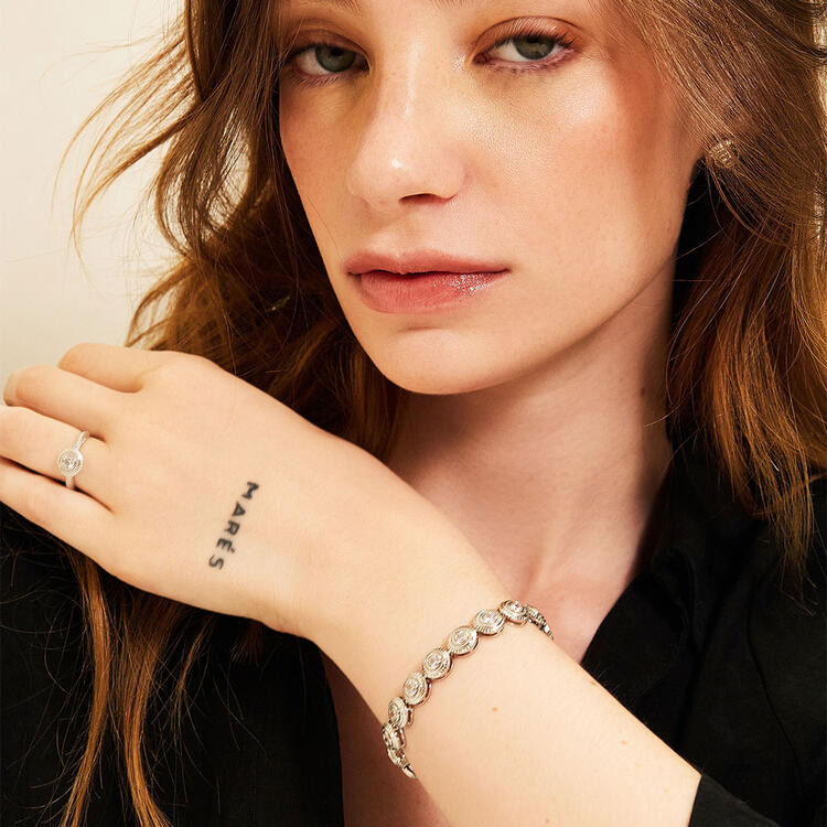 PULSEIRA PONTOS DE LUZ AFETO PRATA 925