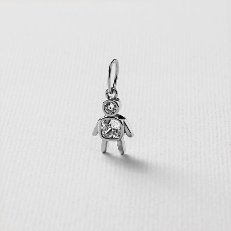 PINGENTE MENINO PRATA 925