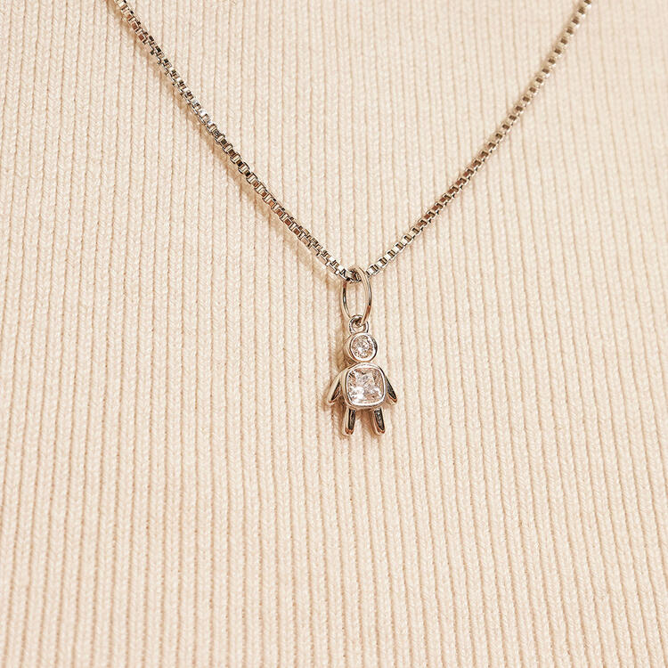 PINGENTE MENINO PRATA 925